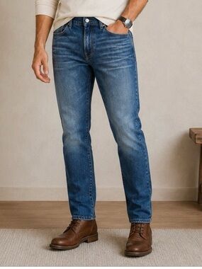 Lucky Brand 121 Slim Straight Jeans Men’s 29x32 Medium Wash Denim